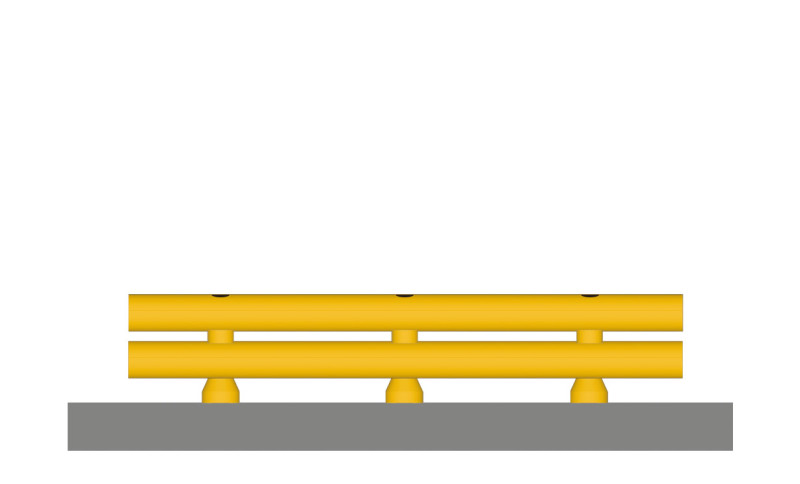 Double Impact Safety Guardrails - Equipment and Machinery