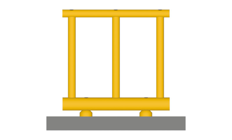 Double Impact Safety Guardrails - People and Pedestrian Walkways